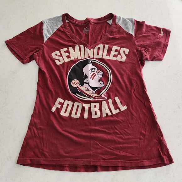 Florida‎ State Seminoles T-Shirt Nike Red Womens Large EUC - Picture 2 of 7